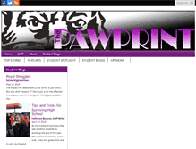 Tablet Screenshot of pawprint-online.com
